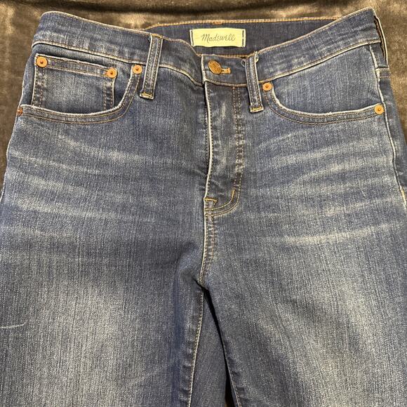 Madewell Cali Demi Boot Jeans Women's Size 26 Mid-Rise Medium Wash Denim - Picture 3 of 9
